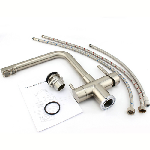 3 Way Mixer Tap – Brushed Nickel