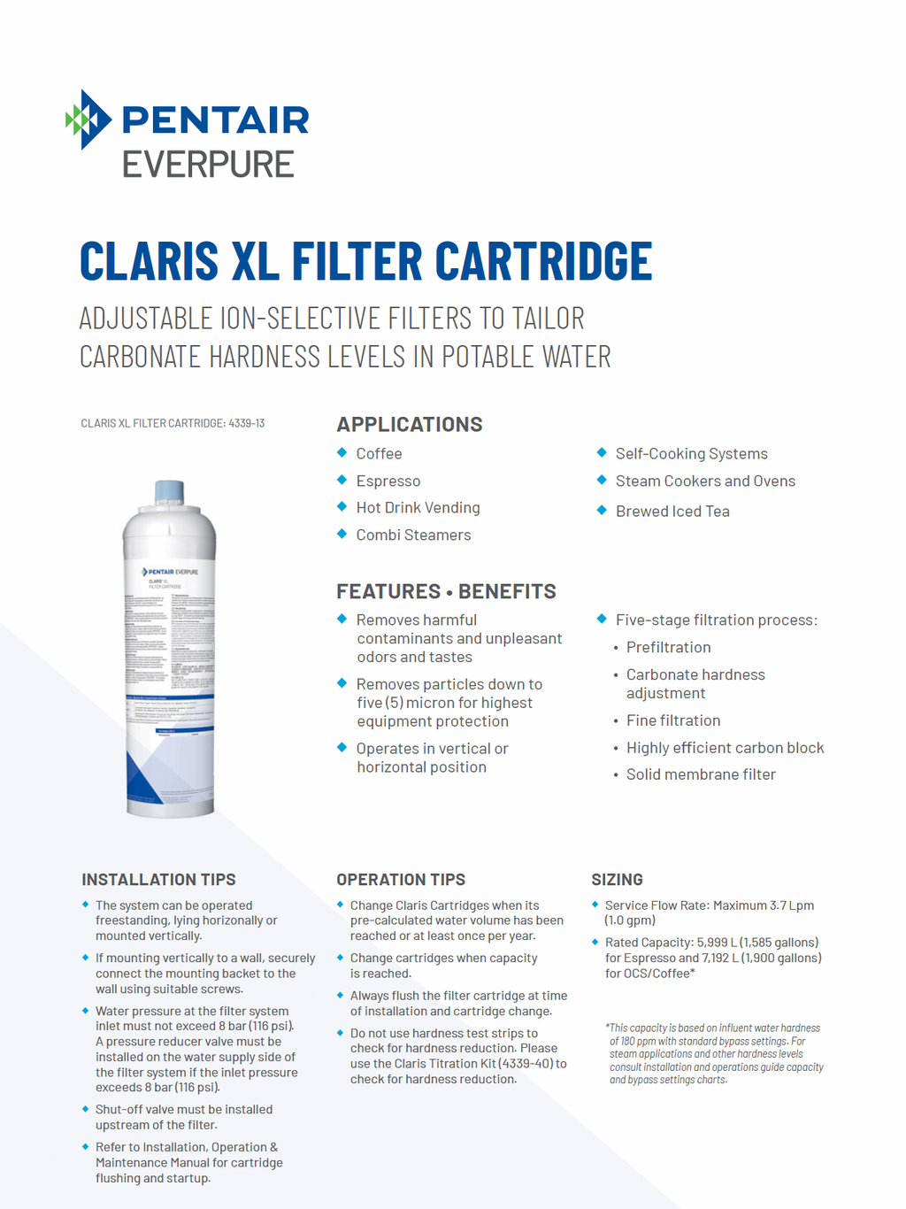 Everpure® Claris XL Filter Cartridge
