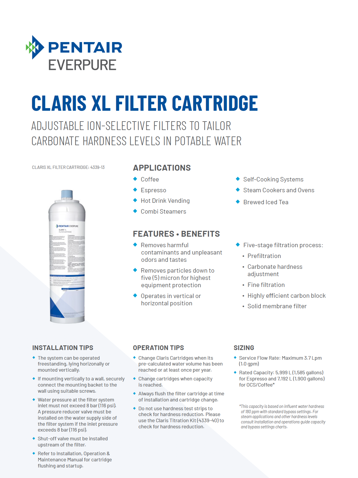 Everpure® Claris XL Filter Cartridge