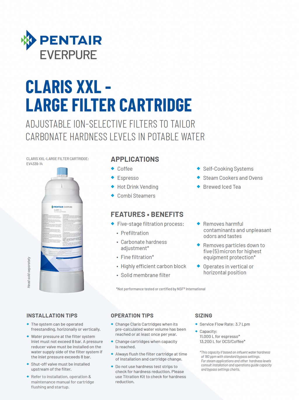 Everpure® Claris XXL Filter Cartridge