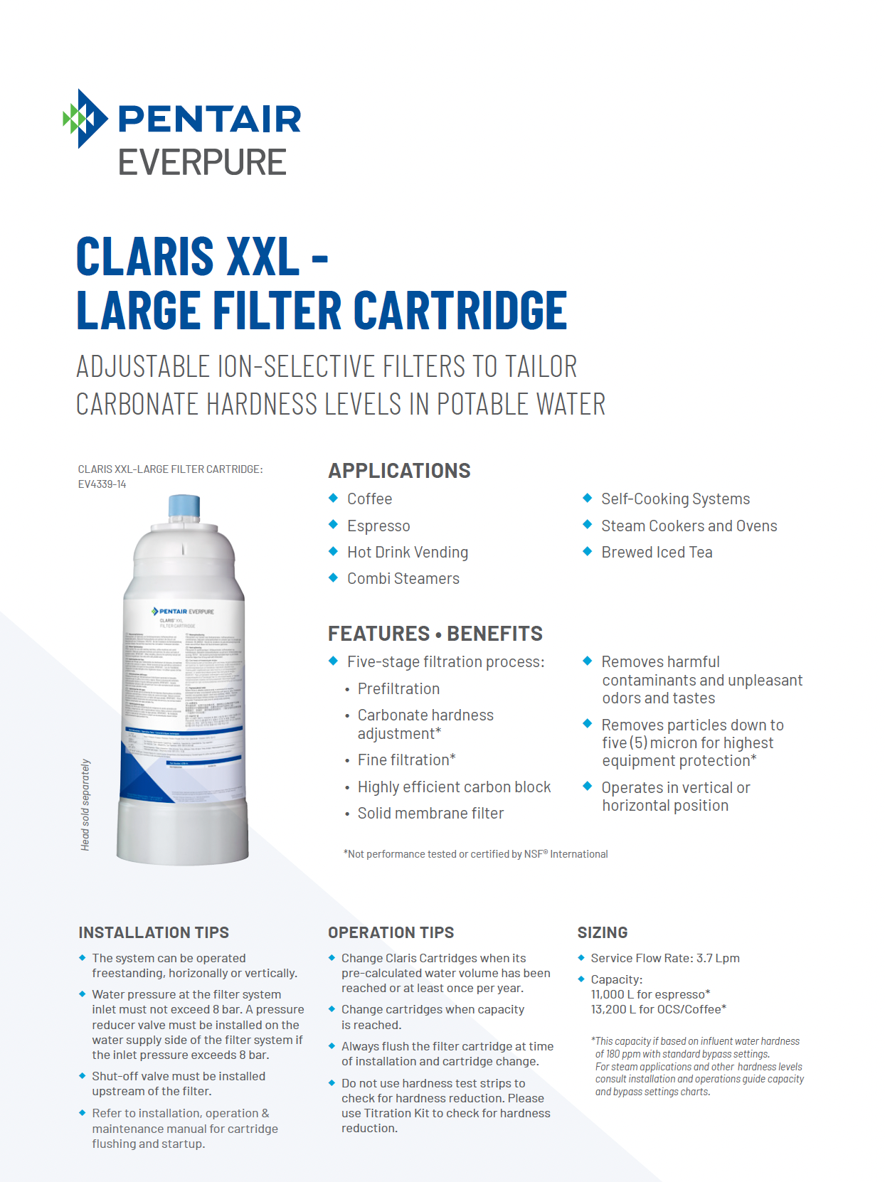 Everpure® Claris XXL Filter Cartridge