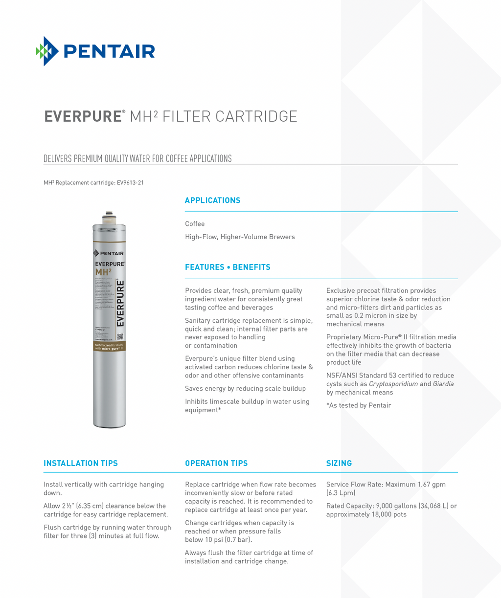 Everpure® MH² Replacement Water Filter