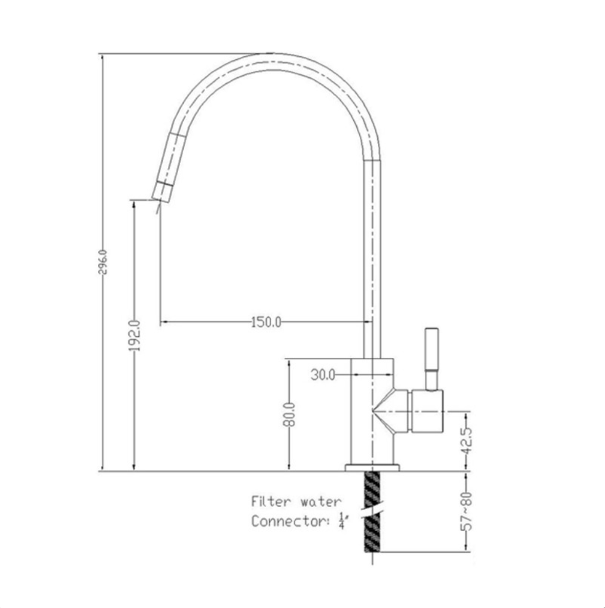 Brushed Nickel Tap